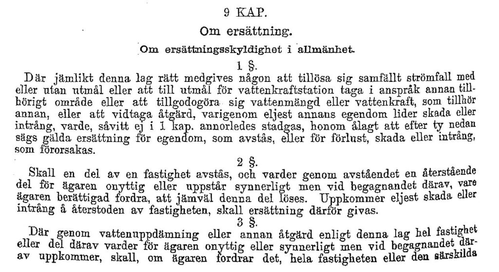 Vattenlagen 9 kap.